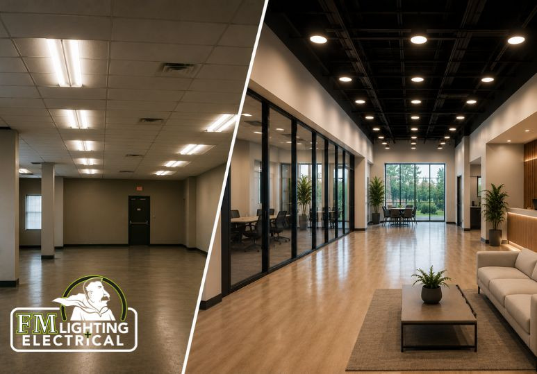 Lighting Installation vs Lighting Retrofit: Which Option Is Right for Your Property?